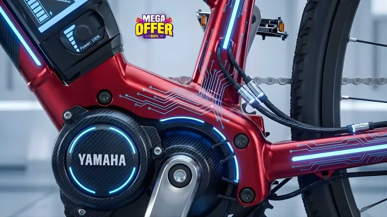 Yamaha Electric Cycle 2026 Launched with 128KM Range, 52V Battery and Prices from ₹95,000